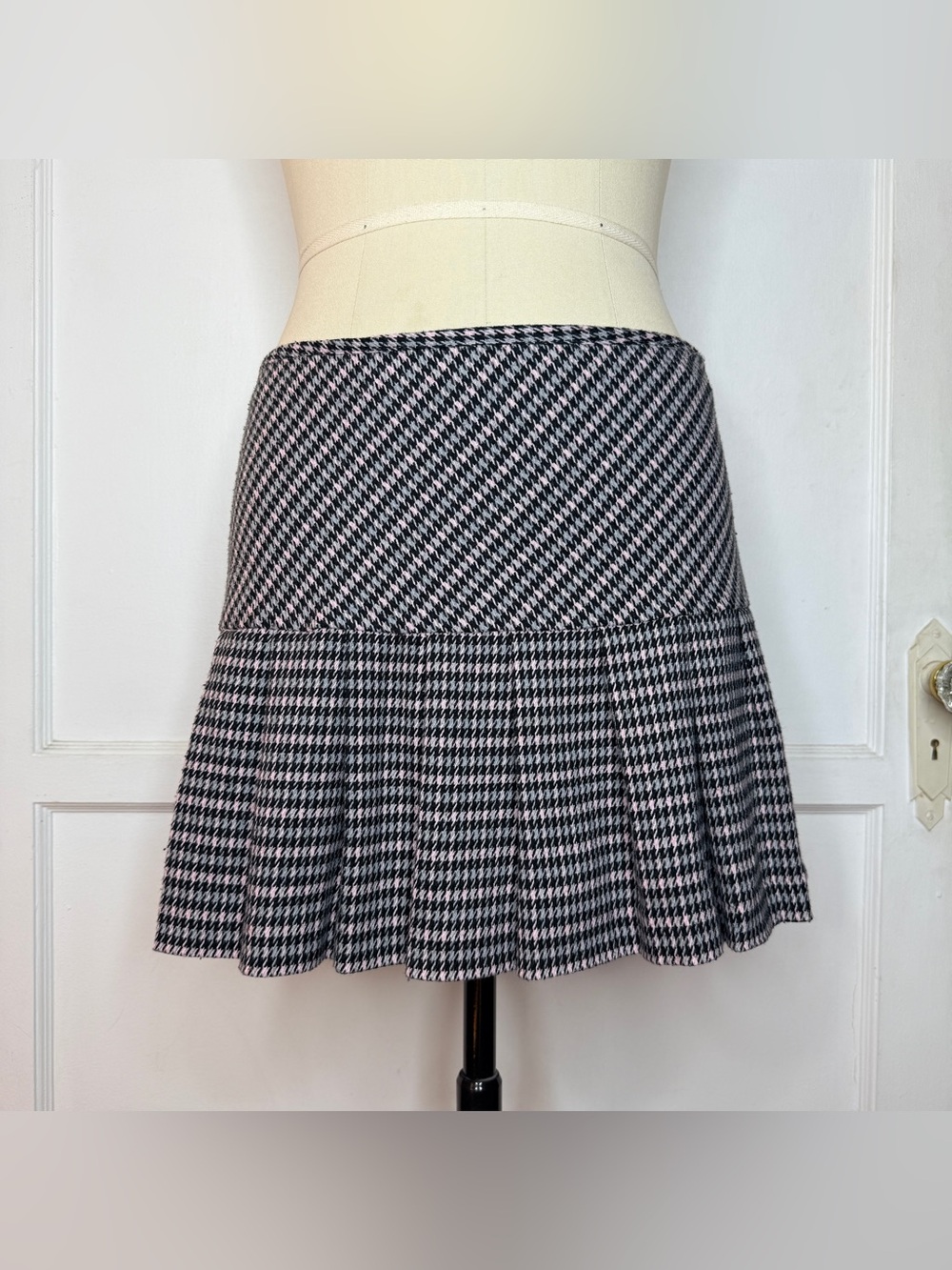 Star City houndstooth mini skirt